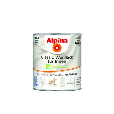 weißlack classic glänz. reinweiß 750ml