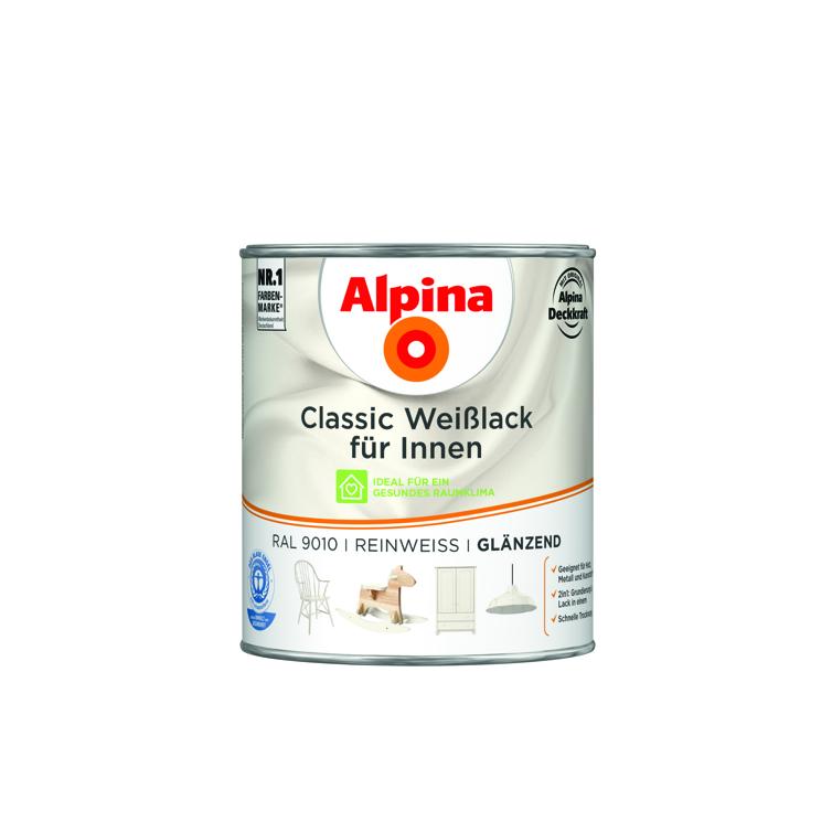 weißlack classic glänz. reinweiß 750ml