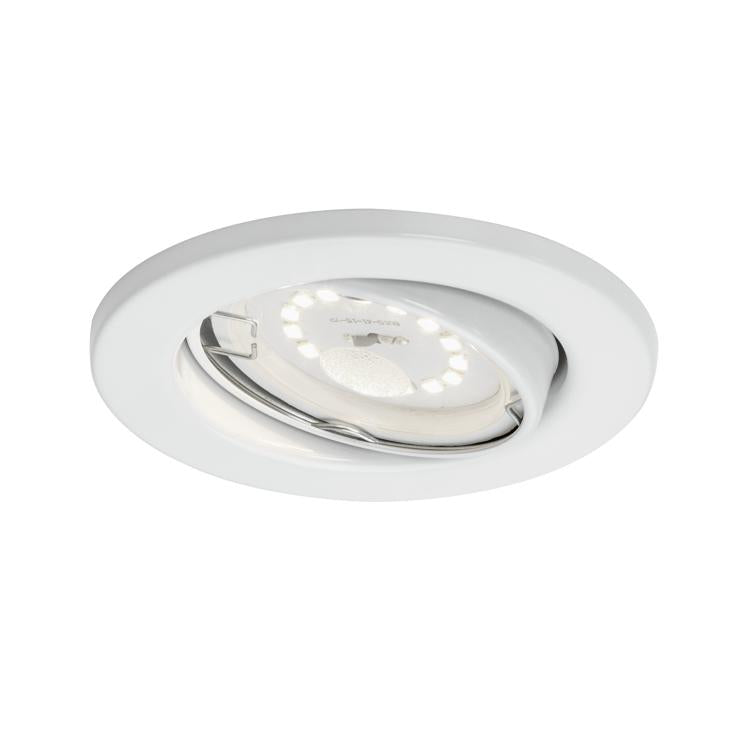 einbauleuchte 3er set led gu10 5w weiß