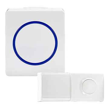 HEIDEMANN Funkgong-Set Piezo I, 100 m, weiß