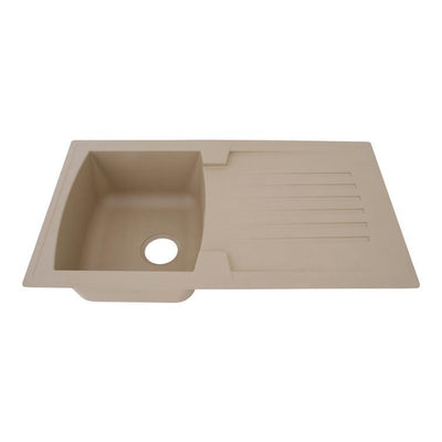 einbauspüle boston 86 x 50 cm sand-beige