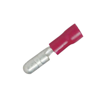 HEIDEMANN Rundstecker 0,5–1,5 mm², rot, 25 Stück