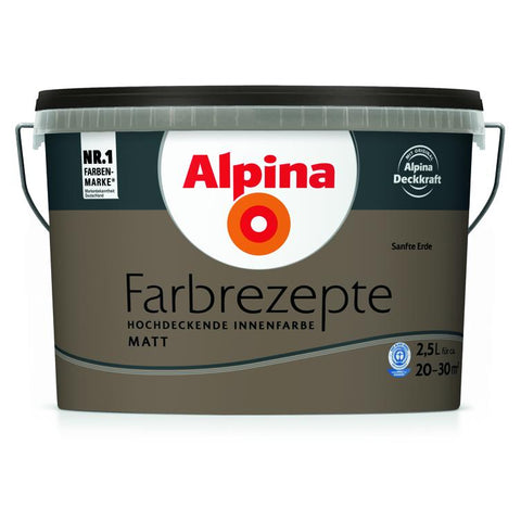 wandfarbe farbrezepte sanfte erde 2,5l