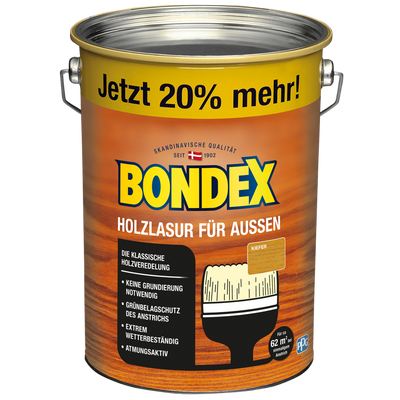 bondex holzlasur außen kiefer 4,8l