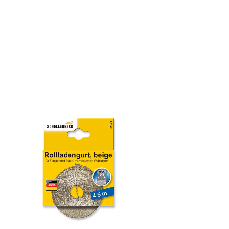rollladengurt 23 mm/4,5 m beige