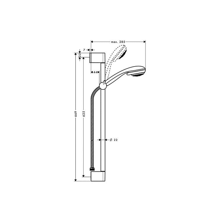 duschset crometta 85 vario