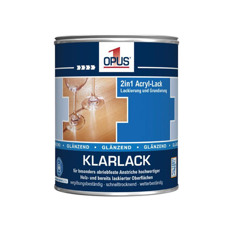 opus1 klarlack wv glänzend 0,75l