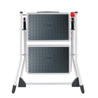 stahl-trittleiter mk60 2 stufen weiß