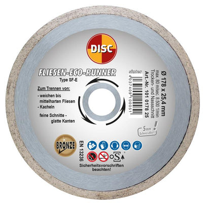 dia-fliesenscheibe sf-e 178 x 25,40 mm