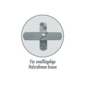 fenstersicherung 2-flügelig braun