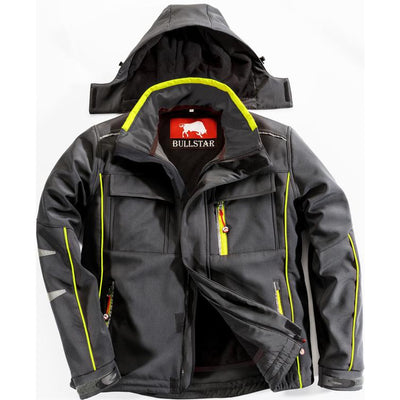 thermo-softshelljacke ultra schwarz xl
