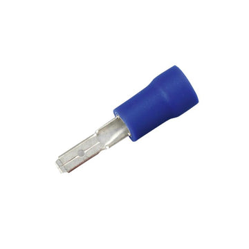 HEIDEMANN Flachstecker 1,5–2,5 mm², blau, 25