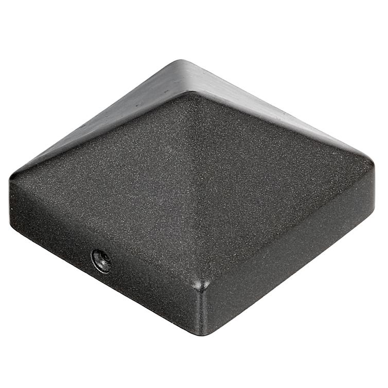 pfostenkappe flach alu anthrazit 70x70mm