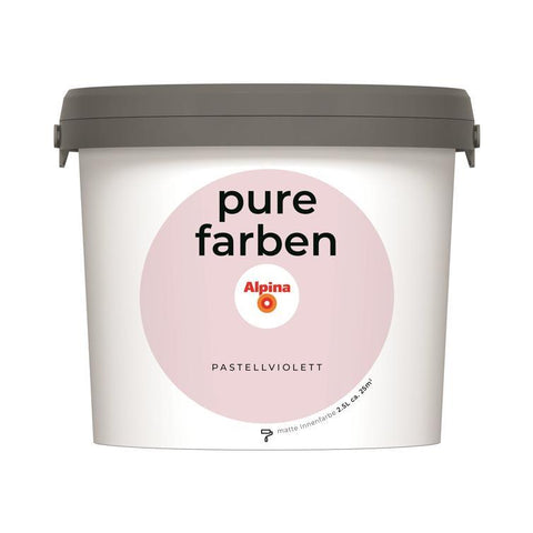 wandfarbe pure farben pastellviol. 2,5l