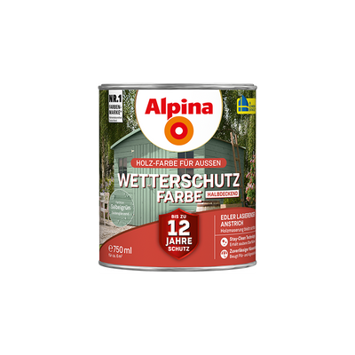 wetterschutzfarbe salbeigrün 750ml