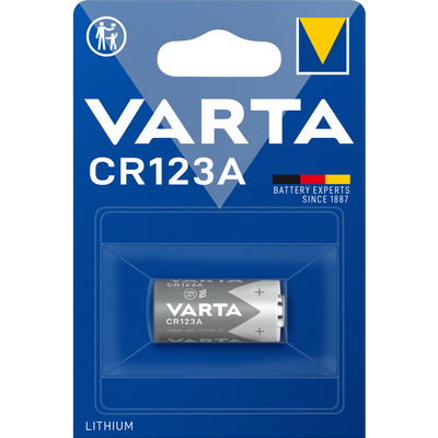 batterie elec. cr123a 3v lithium 1er