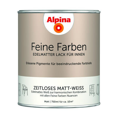 buntlack zeitloses weiß matt 750ml
