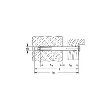 fensterrahmendübel f 10 m 202b (6 stück)