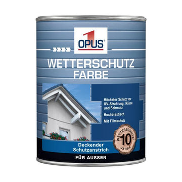 opus1 wetterschutzfarbe moosgrün 2,5l