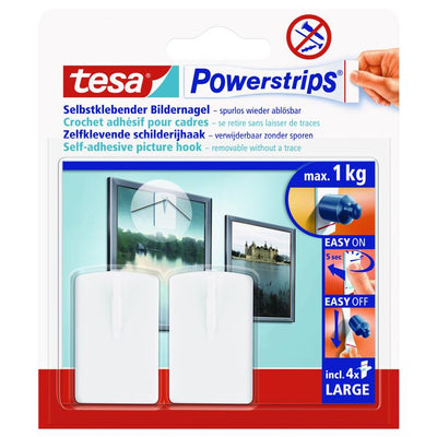 powerstrips bilder-nagel weiß 2 st.