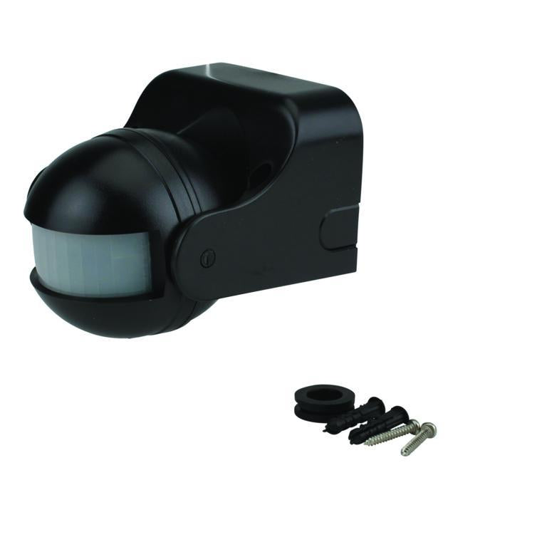 bewegungsmelder 180° 1000w schwarz