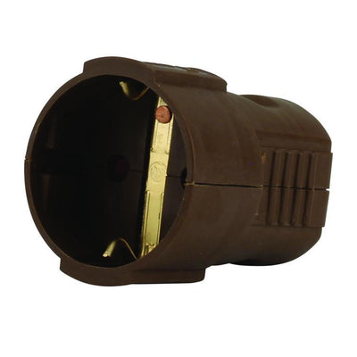 kupplung braun pvc schuko