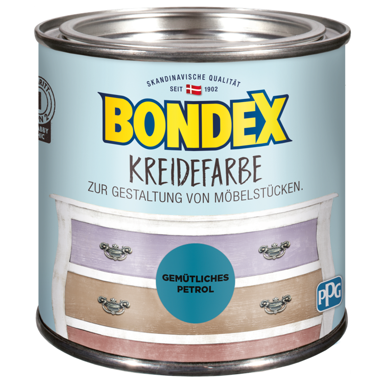 bondex kreidefarbe gemütl. petrol 0,5l