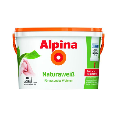 alpina naturaweiß weiß/matt 10l
