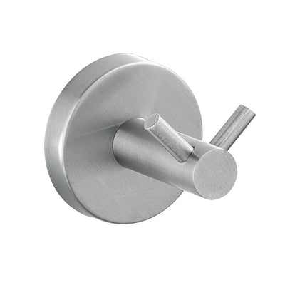 wandhaken duo bosio edelstahl matt