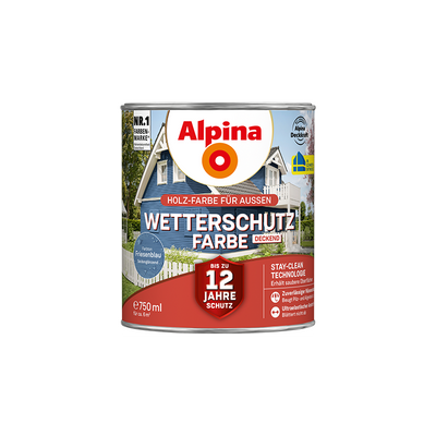 wetterschutzfarbe friesenblau 750ml