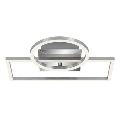 decken-wandleuchte led 19,6w chrom-alu