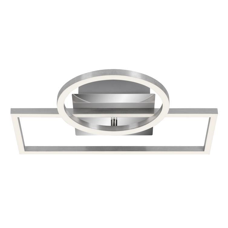 decken-wandleuchte led 19,6w chrom-alu