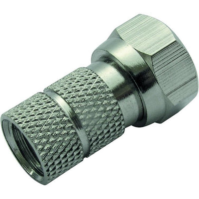 f-stecker 6,5mm 2stück