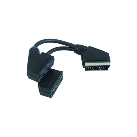 scart-verteiler 2-fach in/out