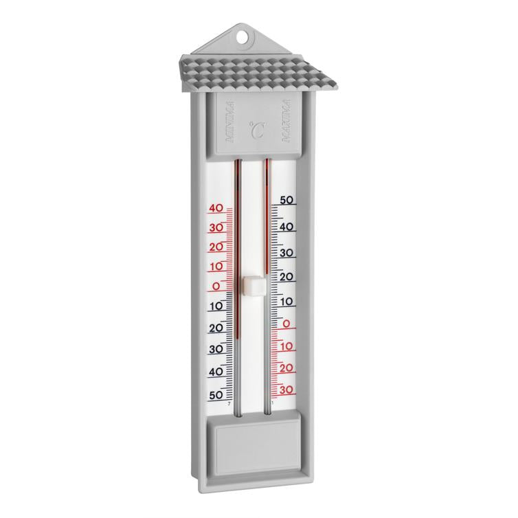 thermometer außen quecksilberfrei grau