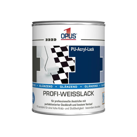 opus1 profi weisslack glänzend 0,375l