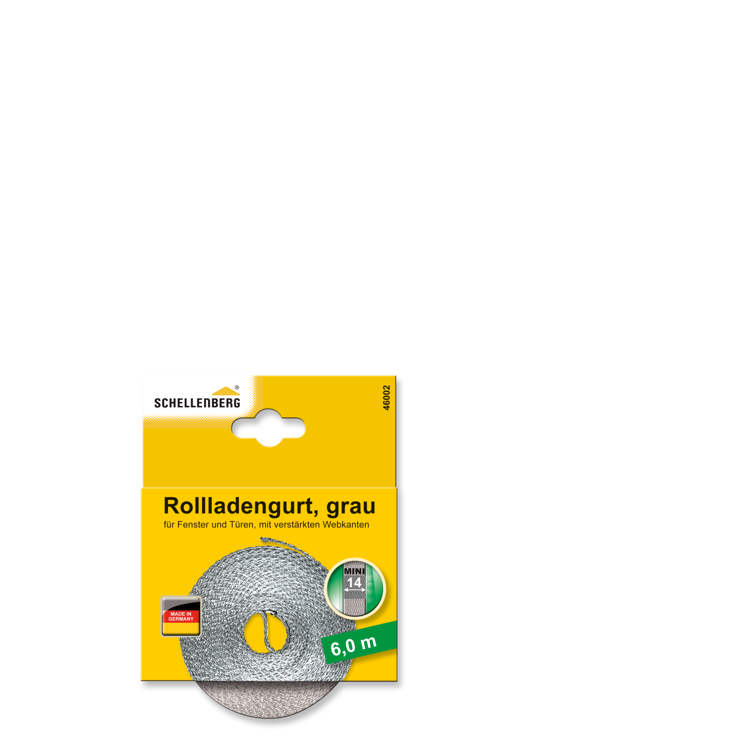 rollladengurt 14 mm/6,0 m grau