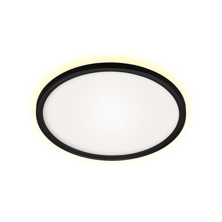 ultraflaches panel cct led 18w schwarz
