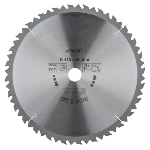 tischkreissägebl. hm 28 zähne ø315mm