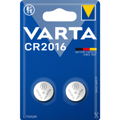 knopfzelle elec. cr2016 3v lithium 2er