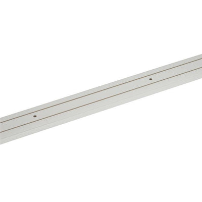 vorhangschiene 2-läufig weiß 120cm
