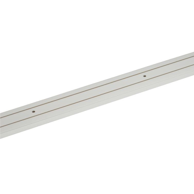 vorhangschiene 2-läufig weiß 120cm