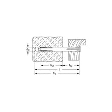 fensterrahmendübel f 10 m 202b (6 stück)