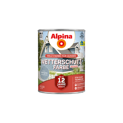 wetterschutzfarbe silbergrau 2,5l