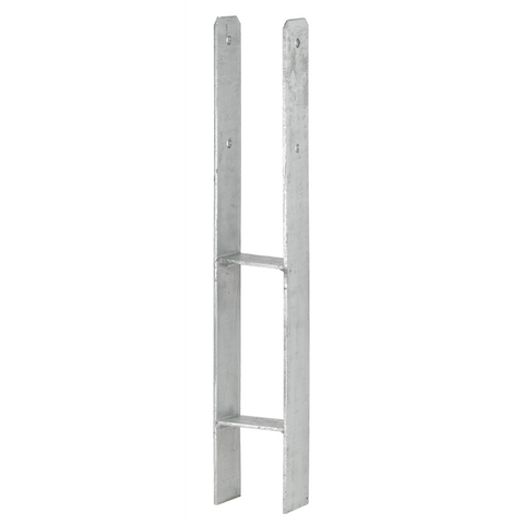 h-pfostenanker fvz. 101x60x600x5,0 mm