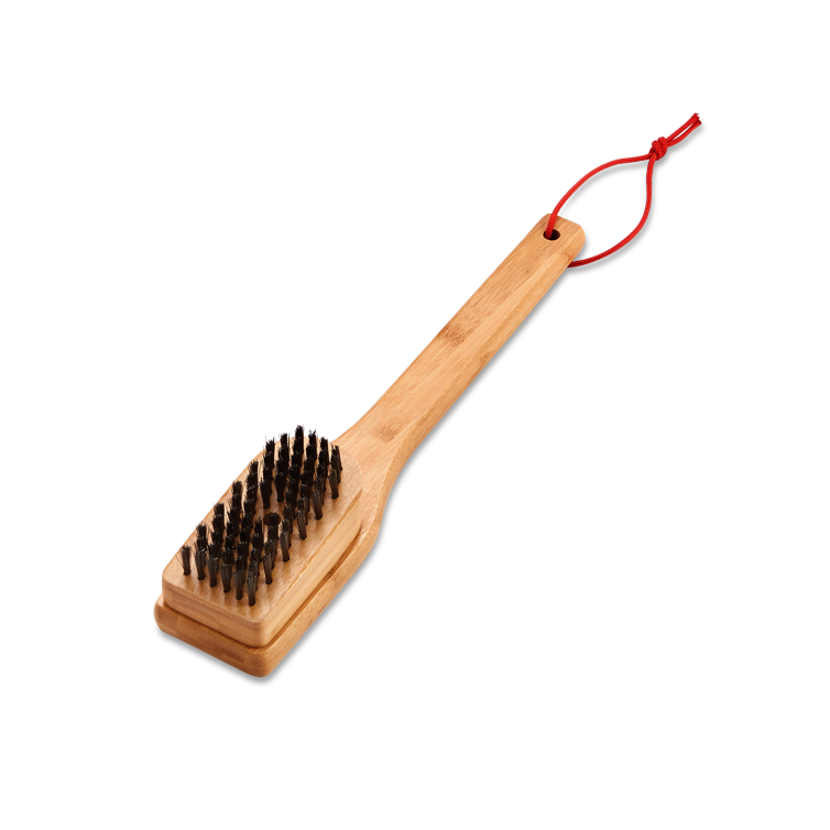 grillbürste mit bambusholzgriff 30cm