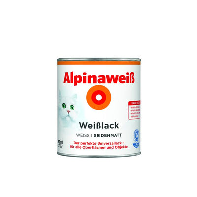 alpinaweiß weißlack seidenmatt 750ml
