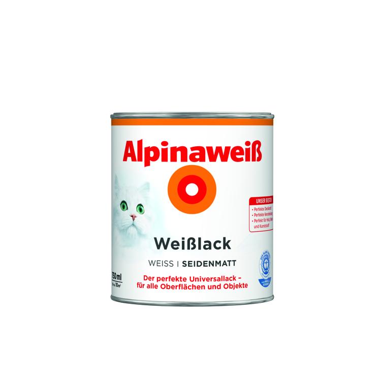 alpinaweiß weißlack seidenmatt 750ml