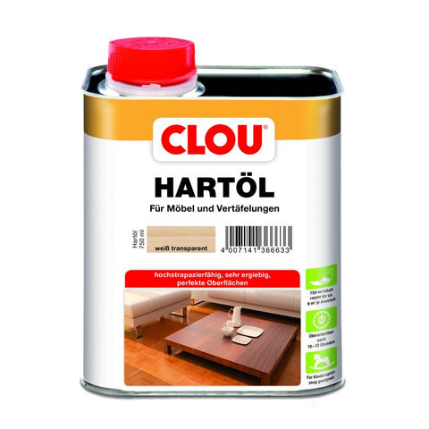 hartöl weiß transparent 750ml