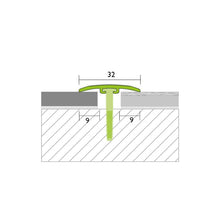 übergang procoverfix silber 0-17mm2700mm